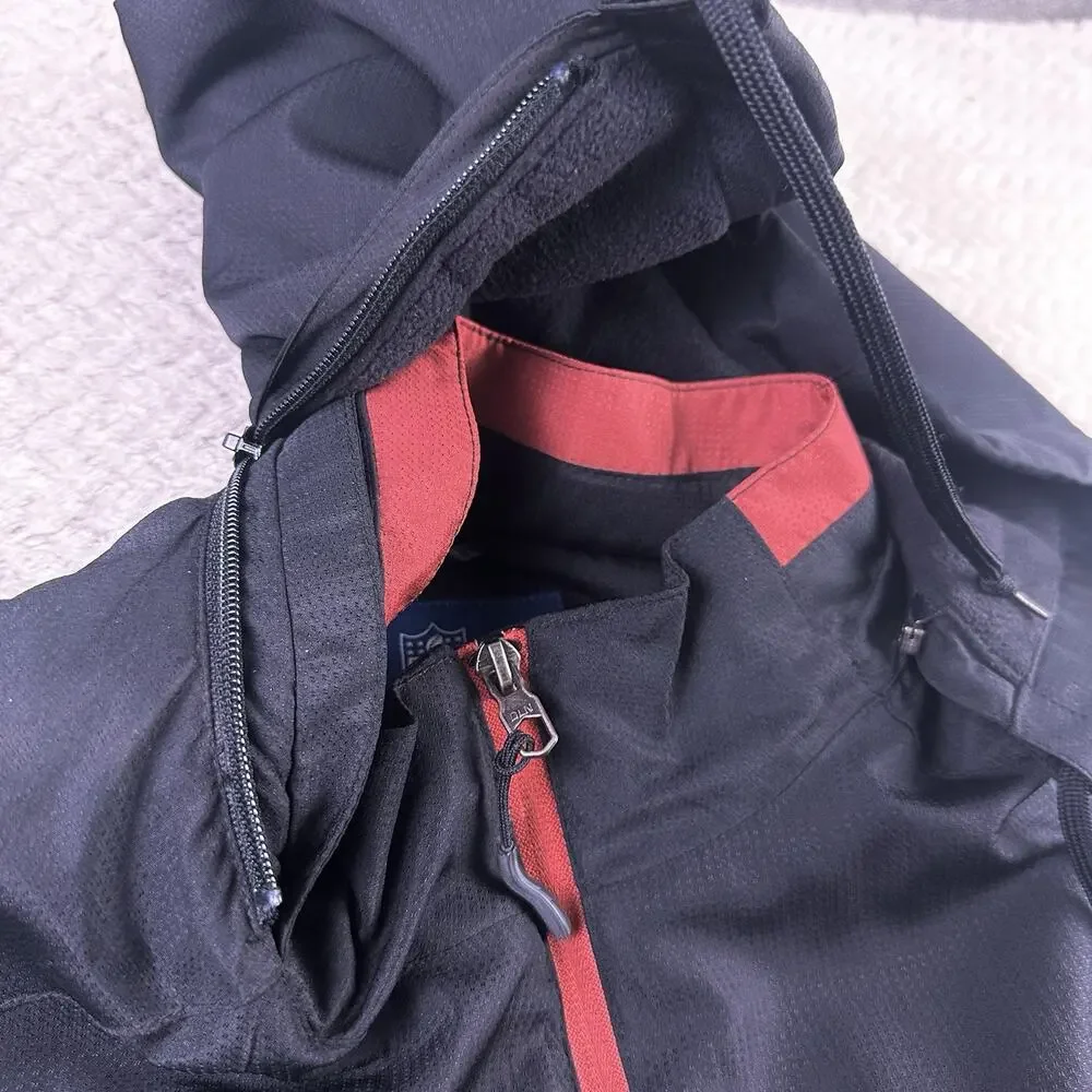 Reebok On‎ Field Arizona Cardinals Zip Up Jacket Size Large Removable Hood